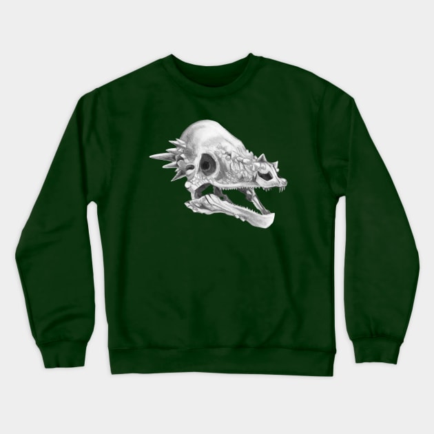 Pachycephalosaurus skull Crewneck Sweatshirt by Ashdoun